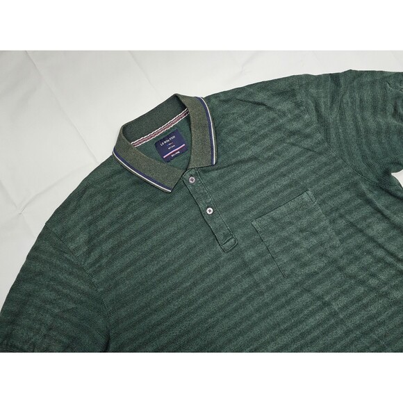 Other - Le Bon Ton Polo Shirt Short Sleeve Green Casual Top 5XL Mens